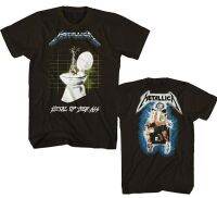 New Authentic Metallica Metal Up Your Ass Ride สายฟ้าเฮฟวีเมทัลเสื้อยืด