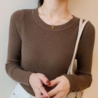 Plus Size S-5XL Womens Knitted Spring Autumn Casual Sweaters Oversized Long Sleeved Slim Female Pullovers