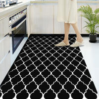 Anti-Slip Kitchen Carpet Black White Marble Sea wave Printed Entrance Doormat Floor Mats Carpets for Living Room Bathroom Mat