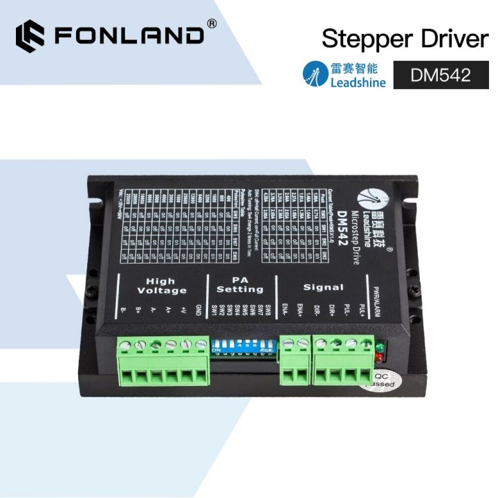 leadshine-dm542-2-phase-stepper-driver-20-50vac-1-0-4-2a-for-nema17-nema23-stepper-motor-controller-42-57-stepper-motor