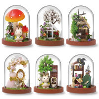 DIY House Wooden Doll Houses Miniature Dollhouse Furniture Kit with LED Toys for Children Christmas Gift Mini House