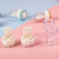 Plastic Contact Lens Case Box Container Storage Holder Contact Lens Cleaning Case Clean Tools Contact Lenses Case Accessories