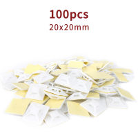 100pcs/lot 20*20 White Color Nylon CABLE TIE MOUNTING BASE Clamp MOUNTS WIRE TIES ZIP MOUNT BASE