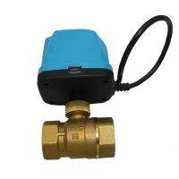 【hot】✈  DN15 DN20 DN25 DN32 AC24V Electric Motorized electric actuator type two-way valves