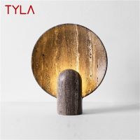 TYLA Nordic Resin Table Light Modern LED Simple Creative Design Desk Lamp for Home Living Room Bedroom Decorative