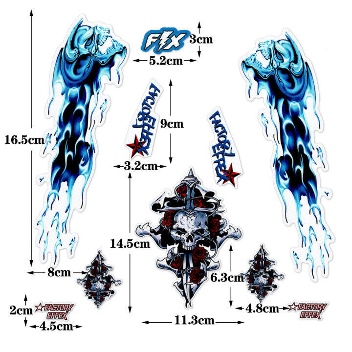 สติกเกอร์รถจักรยานยนต์เย็นด้านหน้ากระจกสติ๊กเกอร์สำหรับฮอนด้า-ยามาฮ่า-คาวาซากิ-ซูซูกิรถจักรยานยนต์จักรยานรถยนต์ไฟฟ้าหมวกกันน็อคสติ๊กเกอร์รถจักรยานยนต์การปรับเปลี่ยนด้านข้างสติ๊กเกอร์-d-ecals-ด้านหน้าก