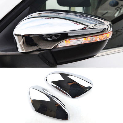 XUKEY 2Pcs Chrome Door Wing Rear-view Mirror Trim Cover For VW Passat B7 2010-2015 CC 2008-2018 EOS Scirocco MK3 Jetta A6