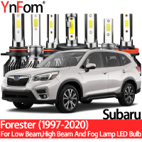 YnFom Subaru Special Halogen To LED Headlight Bulbs Kit For Forester 1997-2020 Low Beam,High Beam,Fog Lamp,Car Accessories