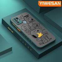 YIWESAN เคสสำหรับ Infinix เคส X682C 10 X682B ลายการ์ตูนสนูปี้เคสโทรศัพท์แข็งกันแรงกระแทกฝ้าแบบบางดีไซน์ใหม่ขอบสี่เหลี่ยมปลอกซิลิโคนคลุมทั้งหมดเคสป้องกันเลนส์กล้อง