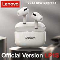 Lenovo ใหม่ LP1s TWS หูฟังบลูทูธ5.0หูฟังไร้สายหูฟังกันน้ำกีฬาชุดหูฟังลดเสียงรบกวนหูฟังพร้อมไมค์