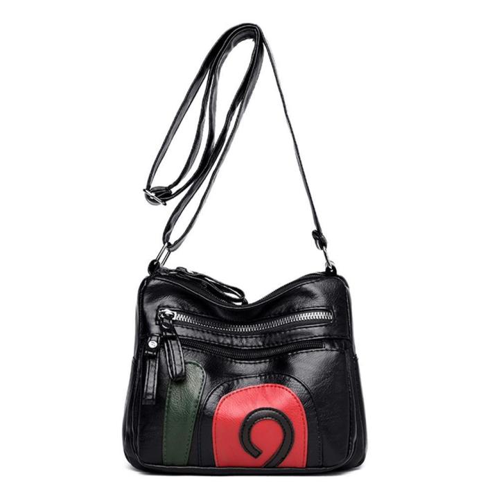 กระเป๋าสะพายแฟชั่นhit-color-messengerกระเป๋าหนังผู้หญิงกระเป๋าสะพายข้าง