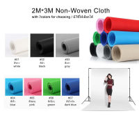 EOSM 2mx3m Non-Woven Backdrop Cloth Professional Photo Studio Portrait Photography Props Backdrop Cloth with 7 colors for choosing 2x3 เมตรผ้าฉากหลังไม่ทอ มืออาชีพสตูดิโอถ่ายภาพถ่ายภาพอุปกรณ์ประกอบฉากฉากหลังผ้า มี7สีให้เลือกได้