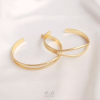 ☽เครื่องมือทำจากทองแดงไฮเปอร์โบลิกทำจากทองแดง14 K สีถนอมอาหารกระเป๋าแฟชั่นมีกำไลข้อมือแบบเปิดแบบสั่งทำทำจากฝรั่งเศสสร้อยข้อมือแบบทำมือแบบทำมือแบบทำมือ-L2