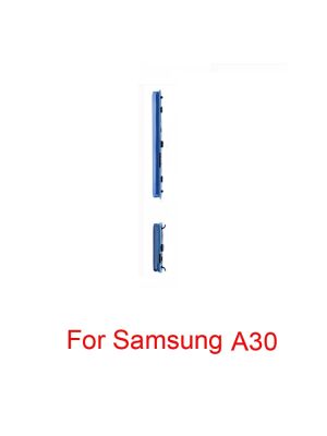 ปุ่มปรับระดับเสียงโทรศัพท์สำหรับ Samsung Galaxy A10 A20 A30 A40 A50 A60 A70สายเคเบิลงอได้คีย์ด้านข้างที่อยู่อาศัยใหม่