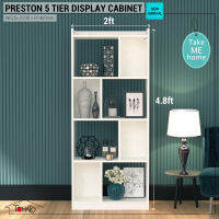 Tomato Home ชั้นโชว์ Preston bookcase กว้าง62.5ซม สูง146ซม | ชั้นวางของ ชั้นกั้นห้อง ชั้นมินิมอล Chic สวยหรูเรียบง่าย