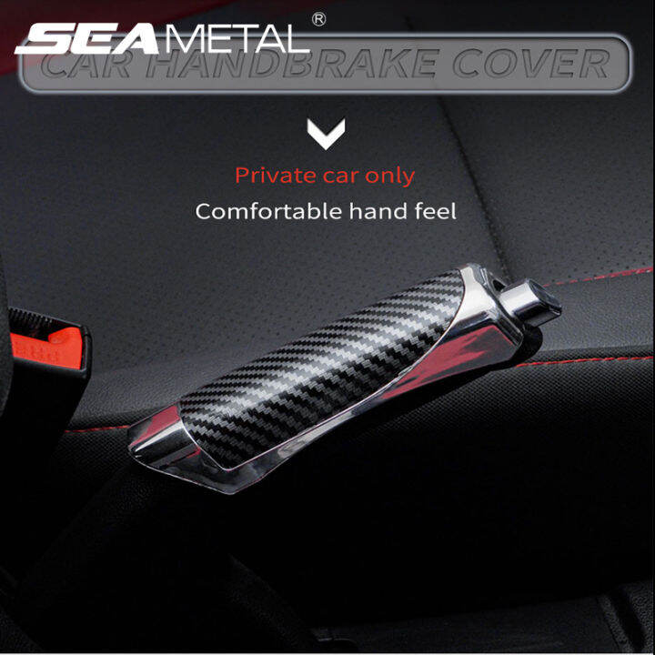 New Carbon Fiber Handbrake Car Handbrake Cover Decoration Handbrake