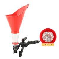 【CW】 Safety Funnel with Strainer – for Oil Fuel Gas Automotive and Household Uses Wide Neck Plastic