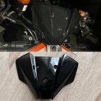 กระจกหน้าสำหรับ KTM 1290 Super Duke R อุปกรณ์เสริมรถจักรยานยนต์กระจกรถยนต์กันลม Deflector Flyscreen MY20 2020 2021 2022 2023