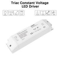 Ac220v-240v เป็น Dc 12V 24V แรงดันคงที่ Led Triac Pwm ไดรเวอร์ลดแสงดิจิตอลเอาต์พุต40W 1ช่องสำหรับไฟ Led