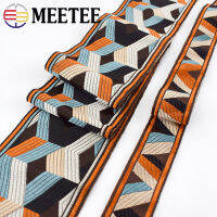 2Meters 93.5cm Polyester Cotton Embroidered Webbing For Bag Straps Women Collar Lace Ribbons Trims Curtain Garment Accessories