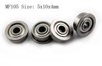 ‘；。、】= (10 PCS) MF105ZZ (5X10x4 Mm) Flanged Metal Shielded Ball Bearing 5*10*4 Bearings