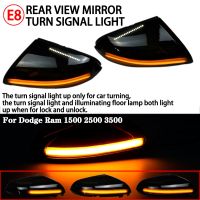 For Dodge Ram 1500 2500 2009-2013 Side Rearview Mirror LED Turn Light Rear view mirror indicator Blink Lamp Signal Light