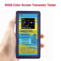 เครื่องทดสอบทรานซิสเตอร์ M328อเนกประสงค์หน้าจอ LCD ง่ายต่อการพกพาที่ใช้แบตเตอรี่