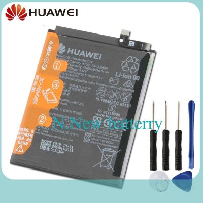 แบตเตอรี่ทดแทนสำหรับ Huawei Mate30 Mate 30 TAS-AN00 Nova6 Nova6 SE V30 HB486586ECW ของแท้แบตเตอรี่ 4200mAh