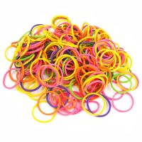 100/200Pcs Multicolour Rubber Band 16*1.4*1.4mm School Office Industrial Tying Gadgets Strong Elastic Rubber Bands Exercise Bands