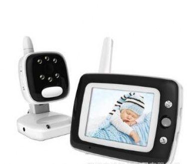 3.5 Inch Wireless Two Way Intercom Baby Monitor Feeding Alarm and Temperature Sensor