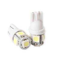 2ชิ้น5 LED แบบ SMD รถยนต์พาหนะด้านข้างไฟท้ายแอลอีดีซุปเปอร์สว่างไฟท้ายหลอดไฟข้างรถ T10ขั้วต่อใช้พลังงานต่ำ