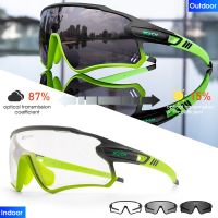 HOT★SCVCN Photochromic จักรยานแว่นตาผู้ชายผู้หญิงกีฬา Runing ขี่จักรยานแว่นตากันแดด UV400ตกปลา Mtb จักรยานจักรยานแว่นตา