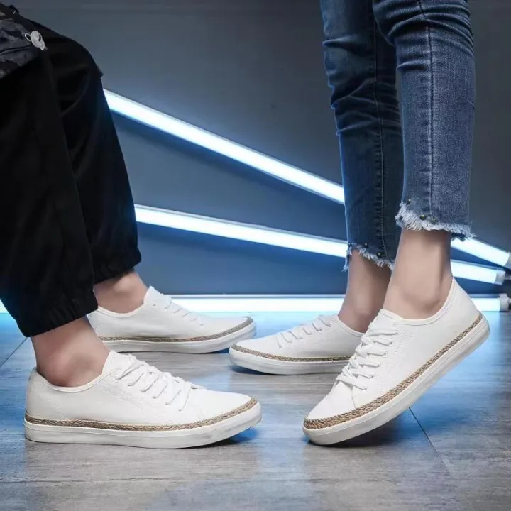 【rudu.ph】New korean couple white shoes sneaker | Lazada PH