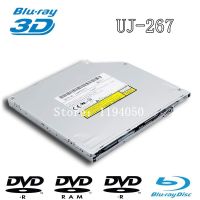 New Super Slim 6X BD-R BD-RE 100GB Blu-ray Burner for Panasonic UJ267 UJ-267 8X DVD -R Writer CD-RW Laptop Internal 9.5mm SATA