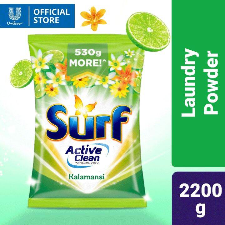 Surf Powder Detergent Kalamansi 2.2kg Pouch Lazada PH