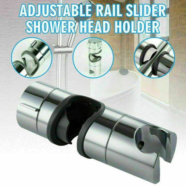 【SZS】Bathroom Accessories 1825mm ABS Plastic Shower Slide Rail Bar Holder Adjustable Clamp