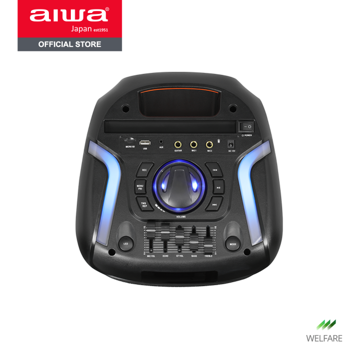 ผ่อน-0-aiwa-psp-808a-bluetooth-speaker-ลำโพงบลูทูธปาร์ตี้