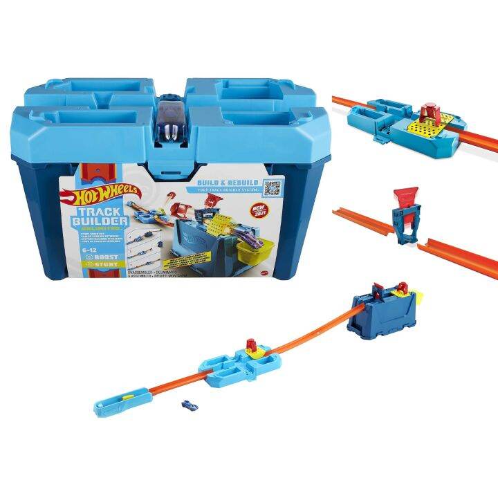 HOT WHEELS TRACK BUILDER UNLIMITED STUNT CRASH BOX GVG09 MATTEL 2020