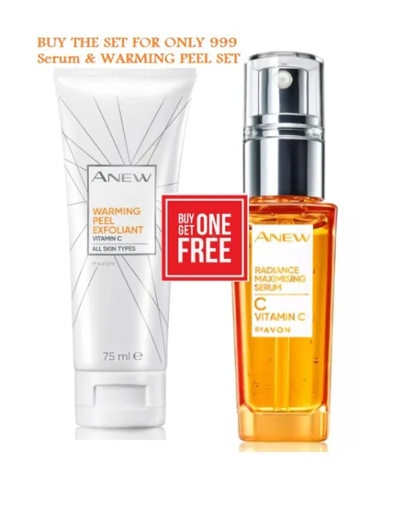 ANEW VITAMIN C BRIGHTENING SERUM & WARMING PEEL SET Lazada PH