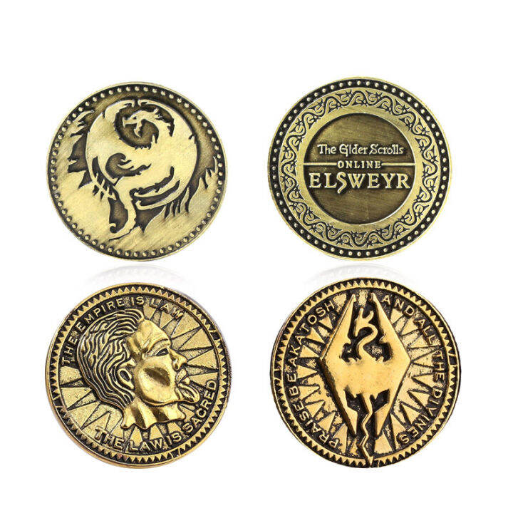 The Elder Scrolls Coin Commemorative Coin Surrounding the Game