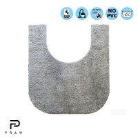 พรมห้องน้ำ พรมวางหน้าชักโครก Toilet Mat Plain color ยี่ห้อ PRAW / size: 62x70 cm