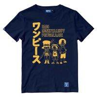 ผ้าฝ้าย 100�xtreme เสื้อยืดวันพีซ DOP-855 ลาย Sabo,Luffy,AceS-3XL  24RN