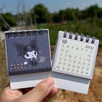 Kawaii Sanrios 2023 Mini Desk Calendar Cartoon My Melody Kuromi Cute Dark Desktop Girl Heart Desktop Diary Desk Calendar Gift