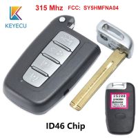 【In-demand】 islwpi KEYECU 4ปุ่ม ID46กุญแจรีโมท FOB สำหรับ Kia Rio Optima SX 2011-14สำหรับ Hyundai Equus Sonata Genesis FCC: SY5HMFNA04