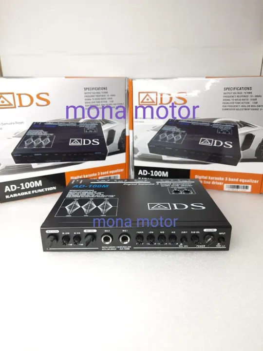 Parametrik equalizer karaoke ads AD 100M Lazada Indonesia