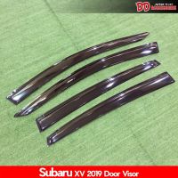 ส่งฟรี กันสาด  กันสาดน้ำฝน subaru XV 2019 2020 2021 สีดำ โฉมใหม่ล่าสุด อุปกรณณ์ตกแต่งรถ