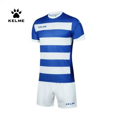 KELME ชุดชุดฟุตบอลร้านเรือธงสำหรับผู้ใหญ่แขนกางเกงฝึกชุดแข่งขันเจอร์ซีย์งานตามสั่ง