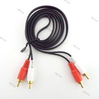 2RCA Male to 2 RCA Male Connector Cable Stereo Dual Audio Wire Extension Cable AV for DVD TV CD Sound Amplifier YB21TH