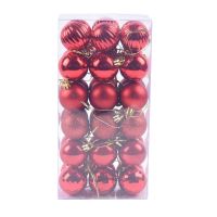 Christmas Tree Ball Party Large Plastic DIY Hanging Decor Baubles Set