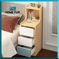 Home Fur ตู้ข้างเตียง โต๊ะข้างเตียง แนวสูง เก็บของได้เยอะ มีให้เลือก 2 แบบ